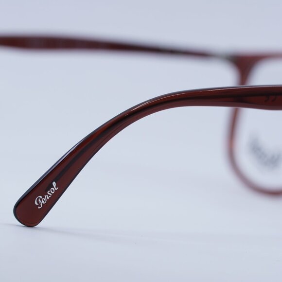 Persol PO3240V 1104 Eyeglasses Bordeaux 52mm Square Frame - Picture 7 of 12